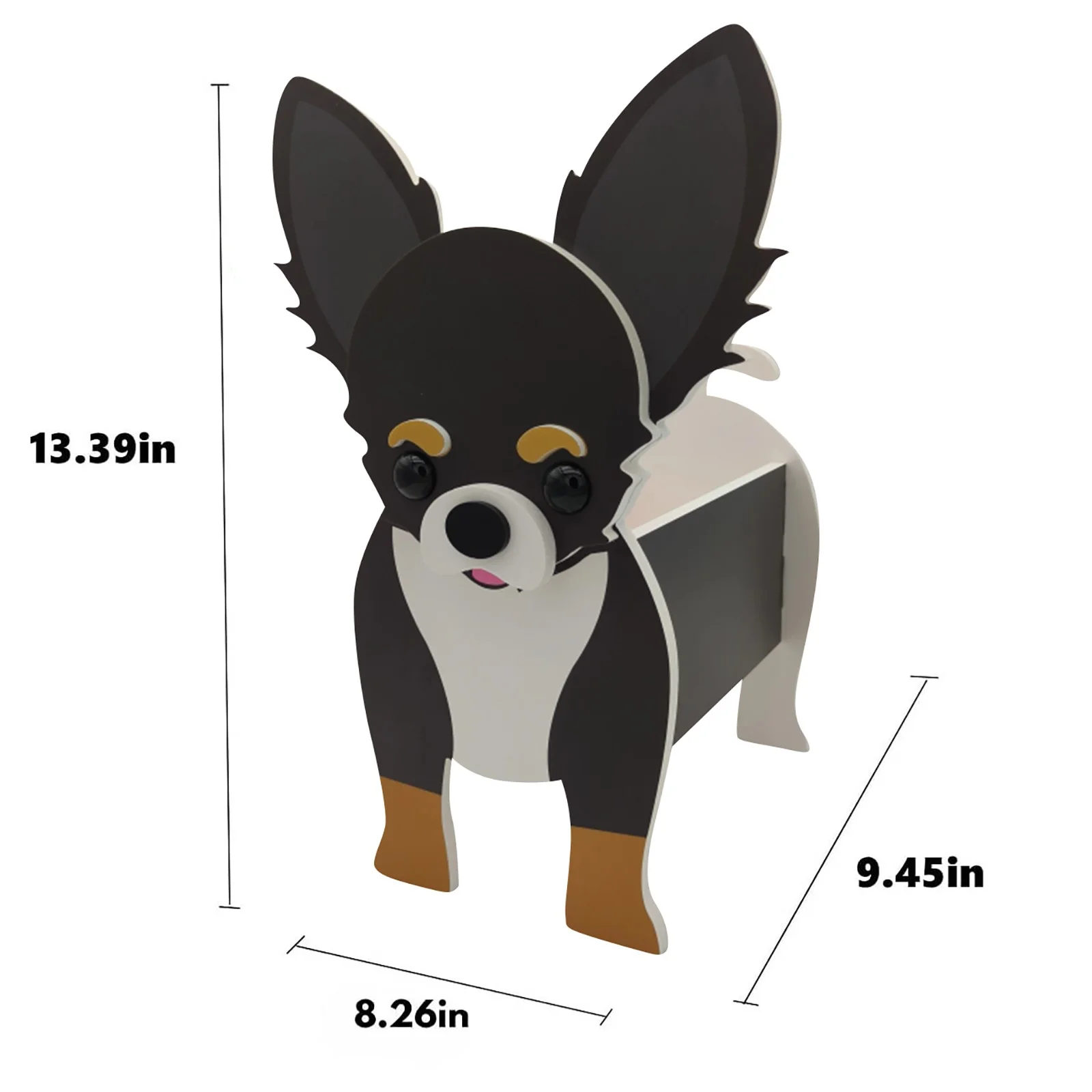 Replio Dog Planter Cute PVC Garden Planter Indoor/Outdoor Dog Planter Pet Planter Great Gift For Pet Lovers 9.45 X 8.26 X 13.39 Inches