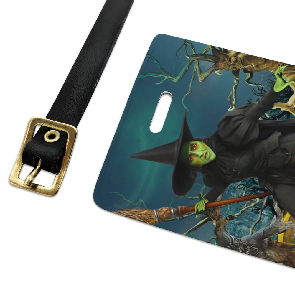 Wizard of Oz Wicked Witch Character Luggage ID Tags Suitcase Carry-On Cards - Set of 2