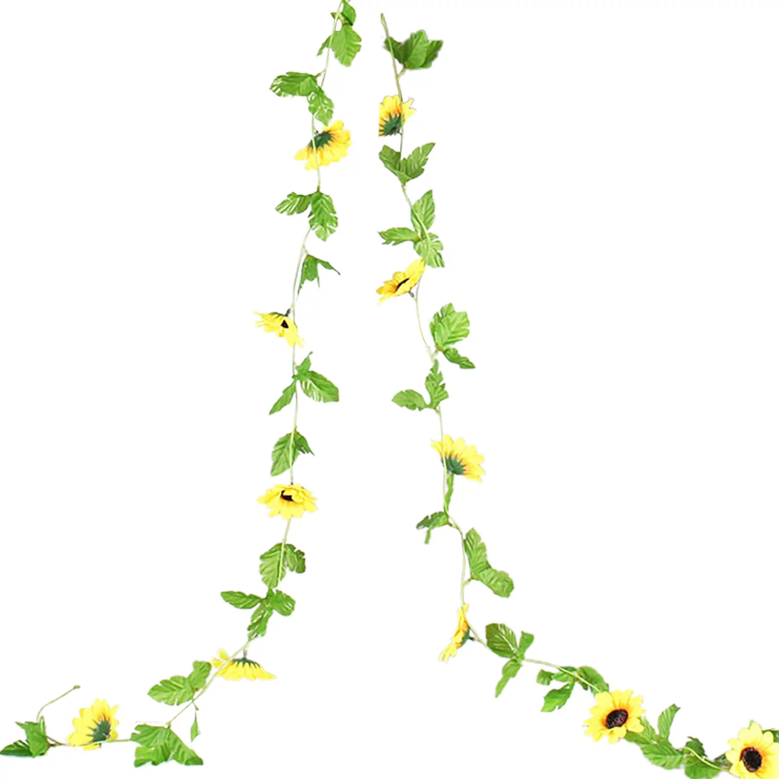 HALJEN 4Th of July Decorations Indoor Yellow Artificial Flower Vine Sunflower Wreath Wedding Decoration Wreath Arch Wedding Decoration