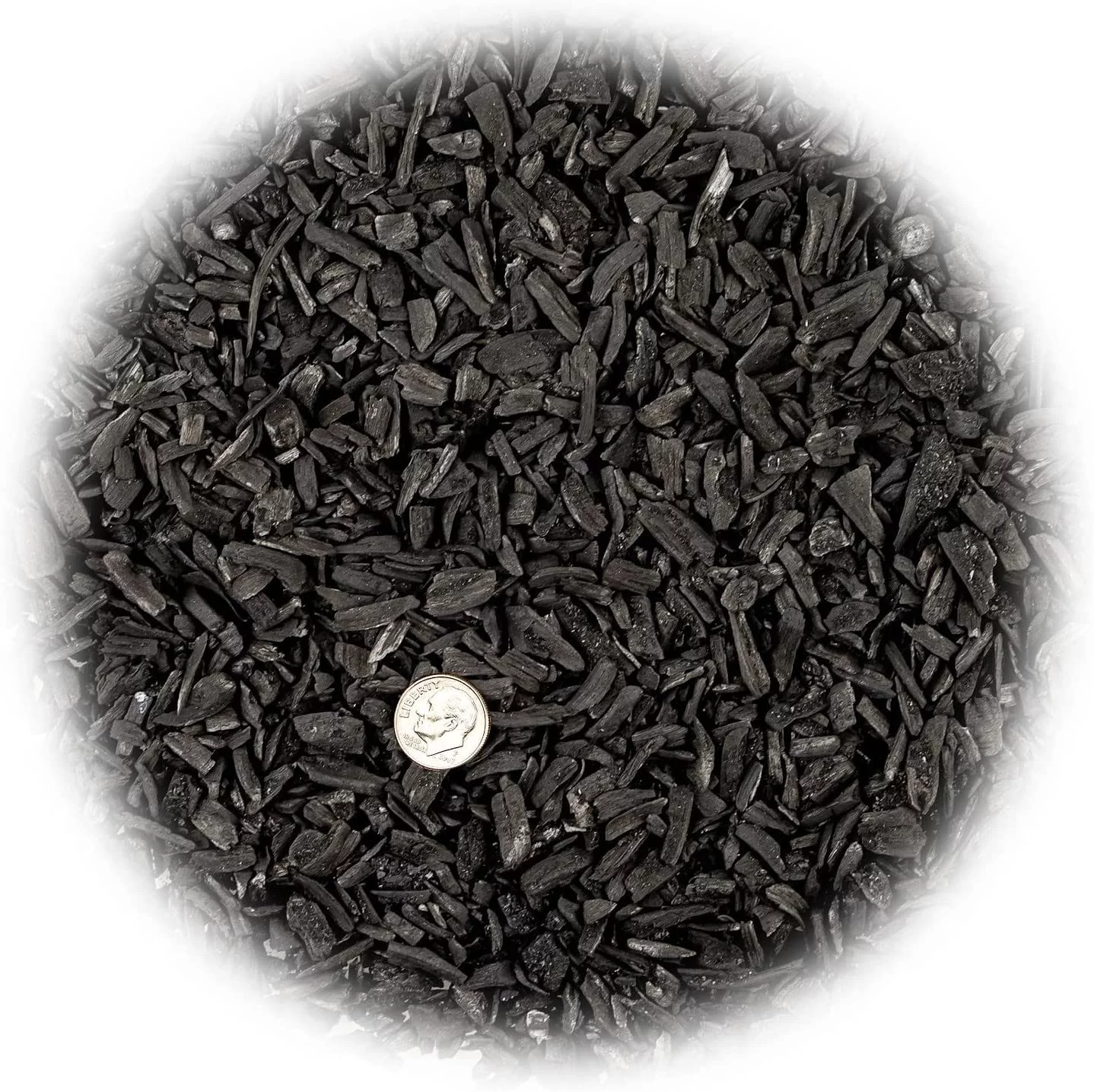 Gardenera - 2 Quart - Premium Horticultural Charcoal for Indoor Plants | Black Diamond Soil Amendment for Orchids, Terrariums, and Gardening