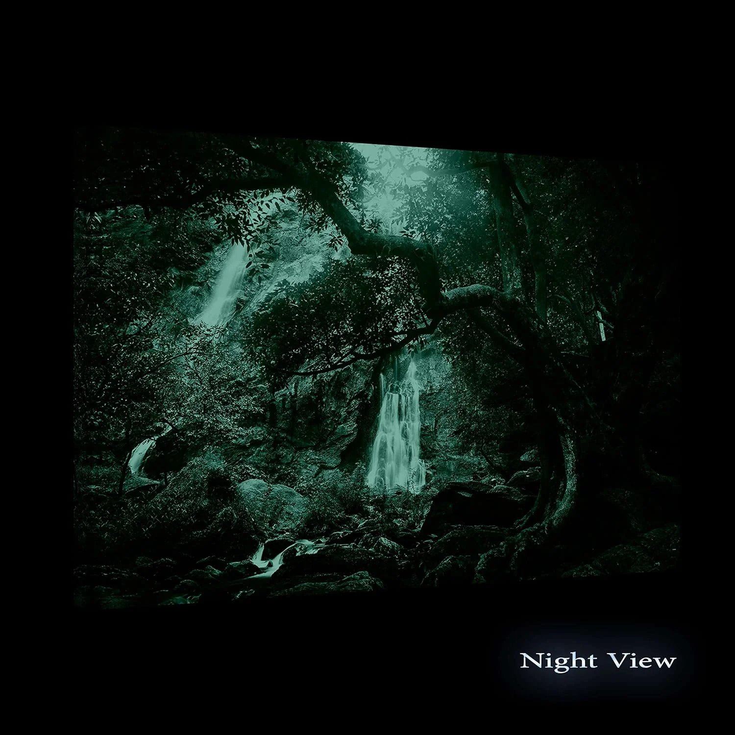 Canvas Wall Art Decor Red Tree And Waterfall Print For Bedroom 24