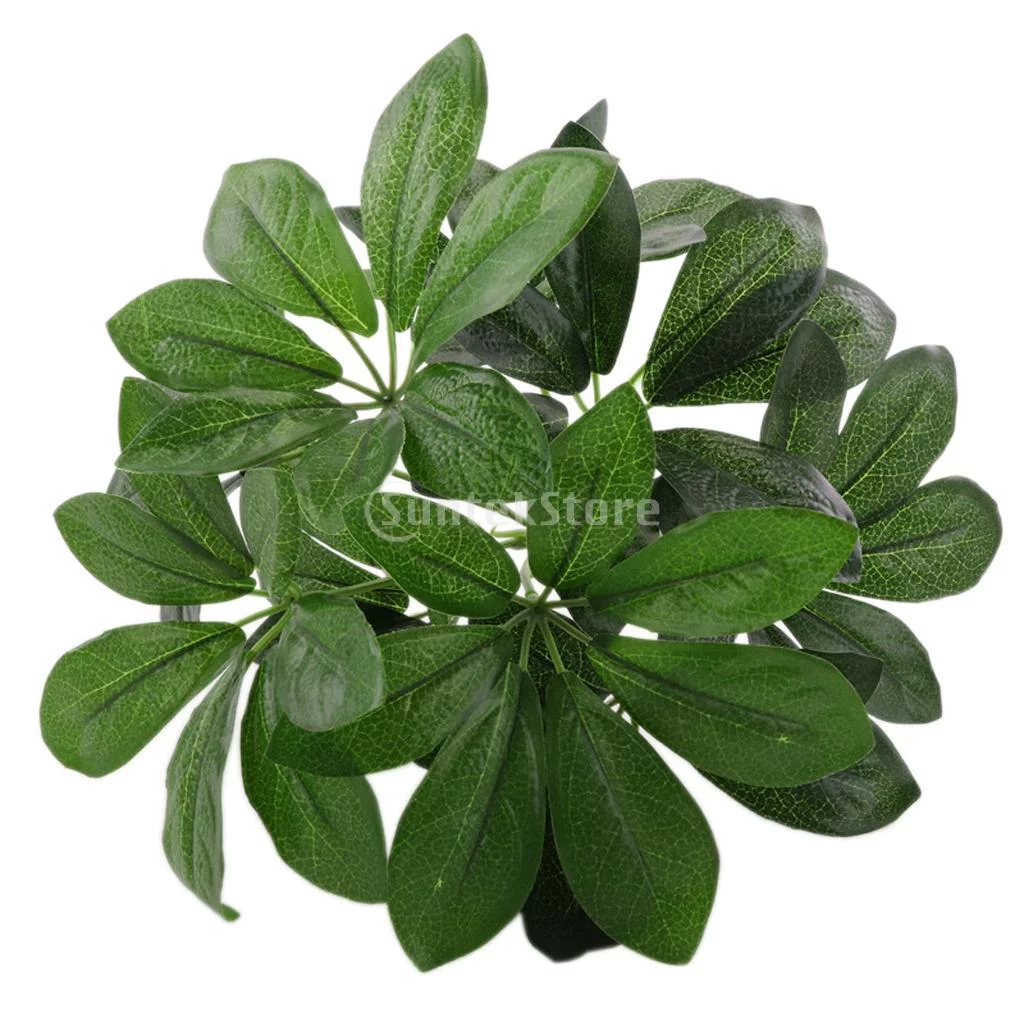 2Pcs Artificial Green Plants Pretty Gift Home Garden Patio Fake