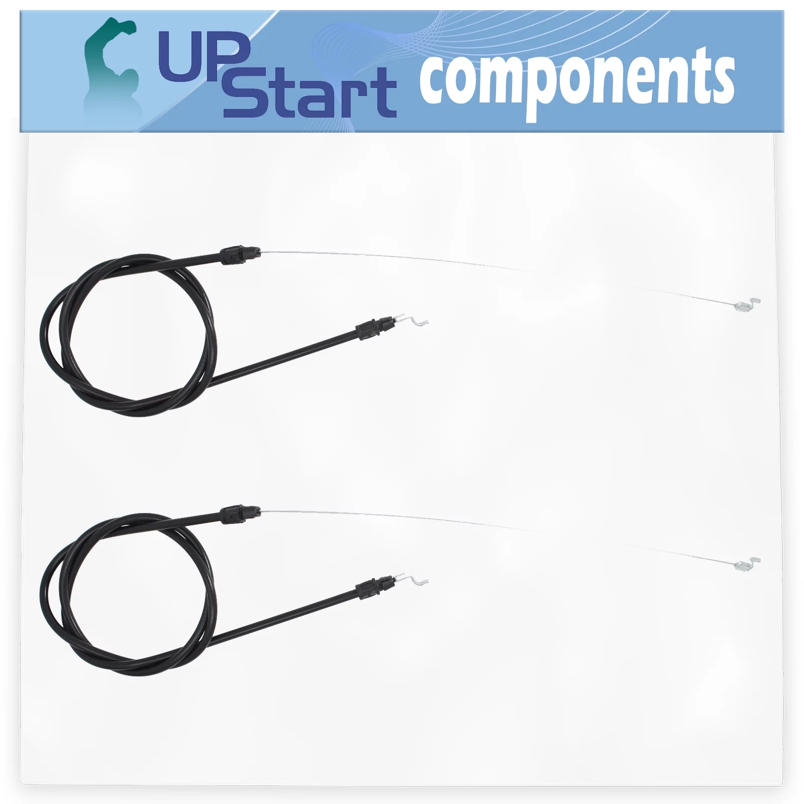 2-Pack 746-1132 Control Cable Replacement for Bolens 12A-264L163 (2003) Self-Propelled Walk-Behind Mower - Compatible with 946-1132 Blade Control Cable