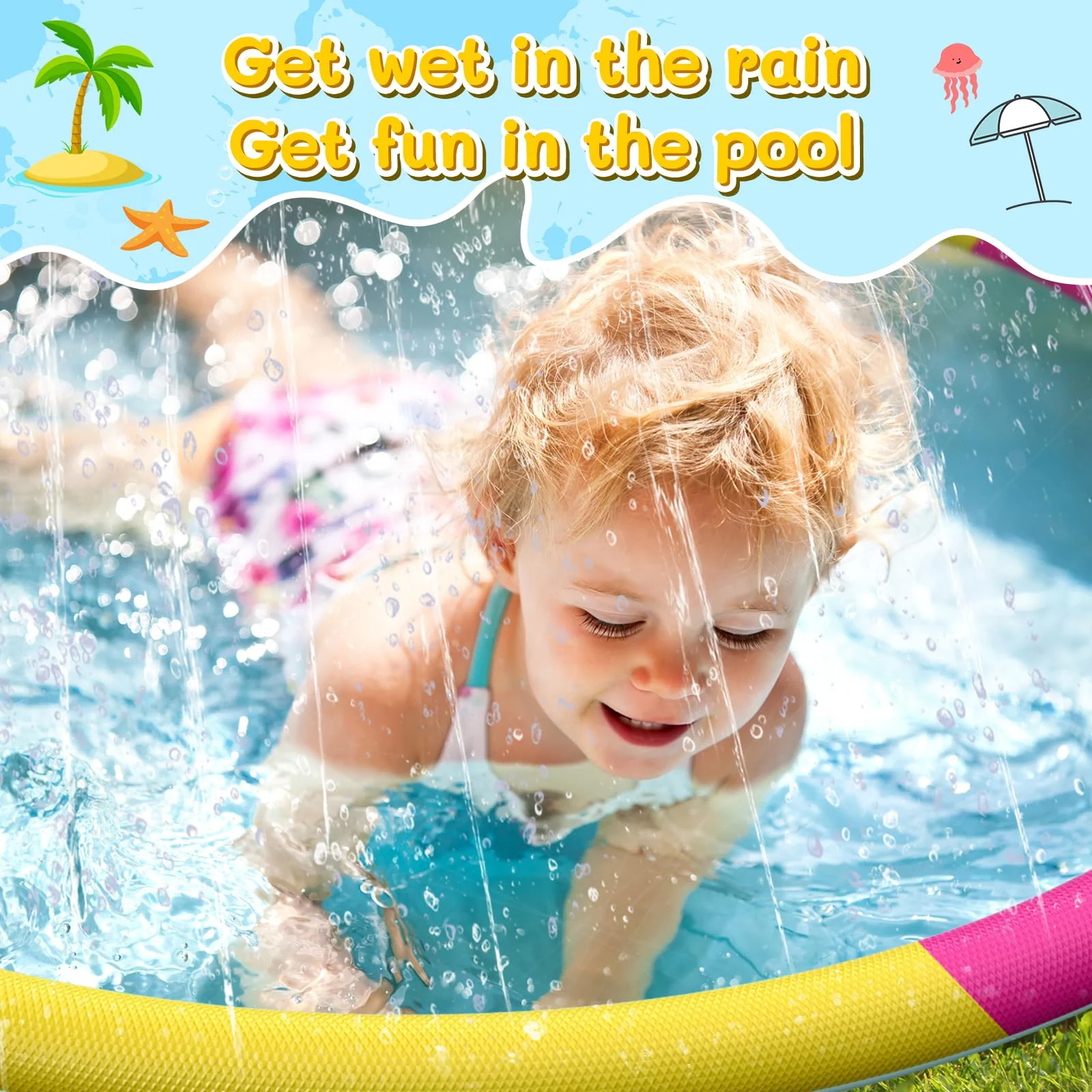 Splash Pad for Kids and Dogs, 102