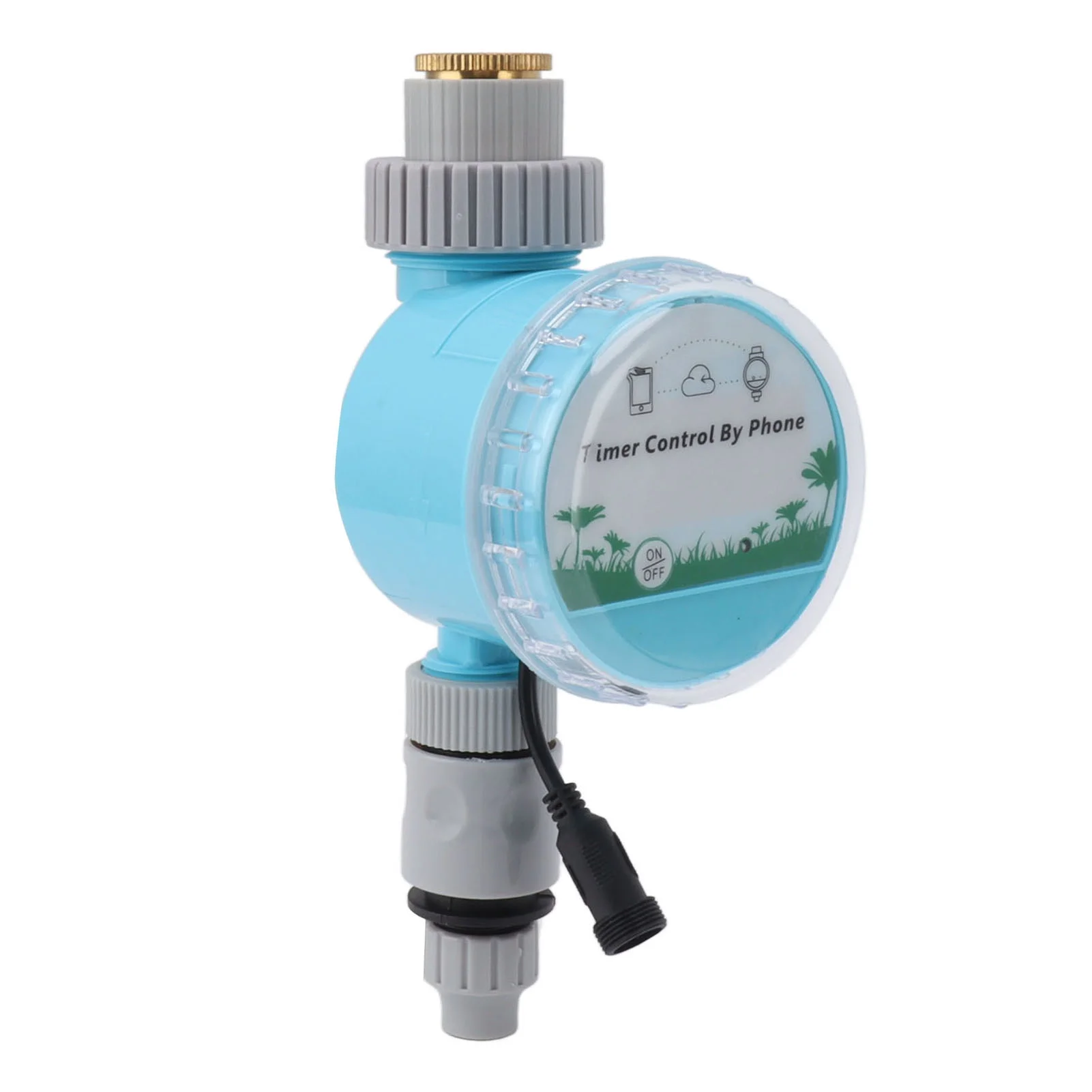 YUMILI Sprinkler Timer Plastic WiFi and Bluetooth Control IP68 Garden Irrigation Timer Automatic Irrigation Timer for Garden Farm Park