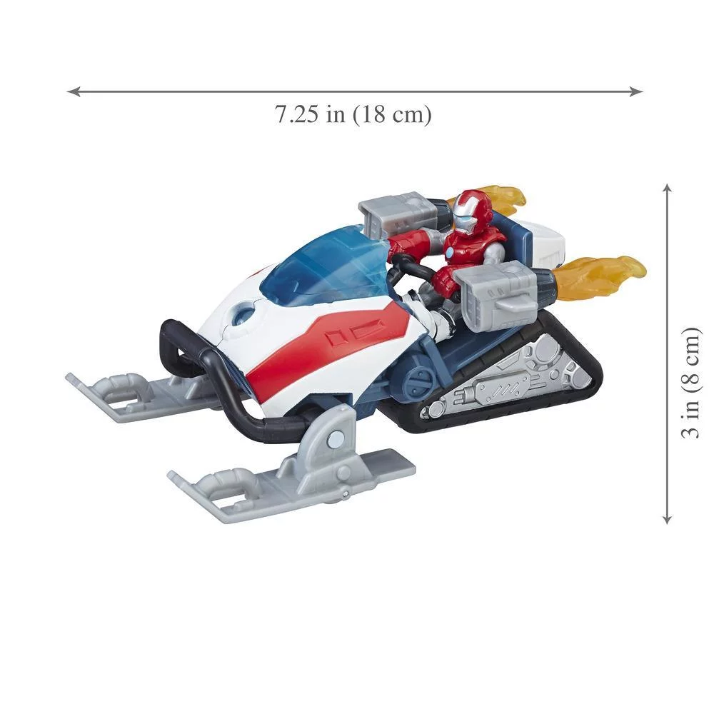 Playskool Heroes Marvel Super Hero Adventures Iron Man Arc-Tech Snowjumper