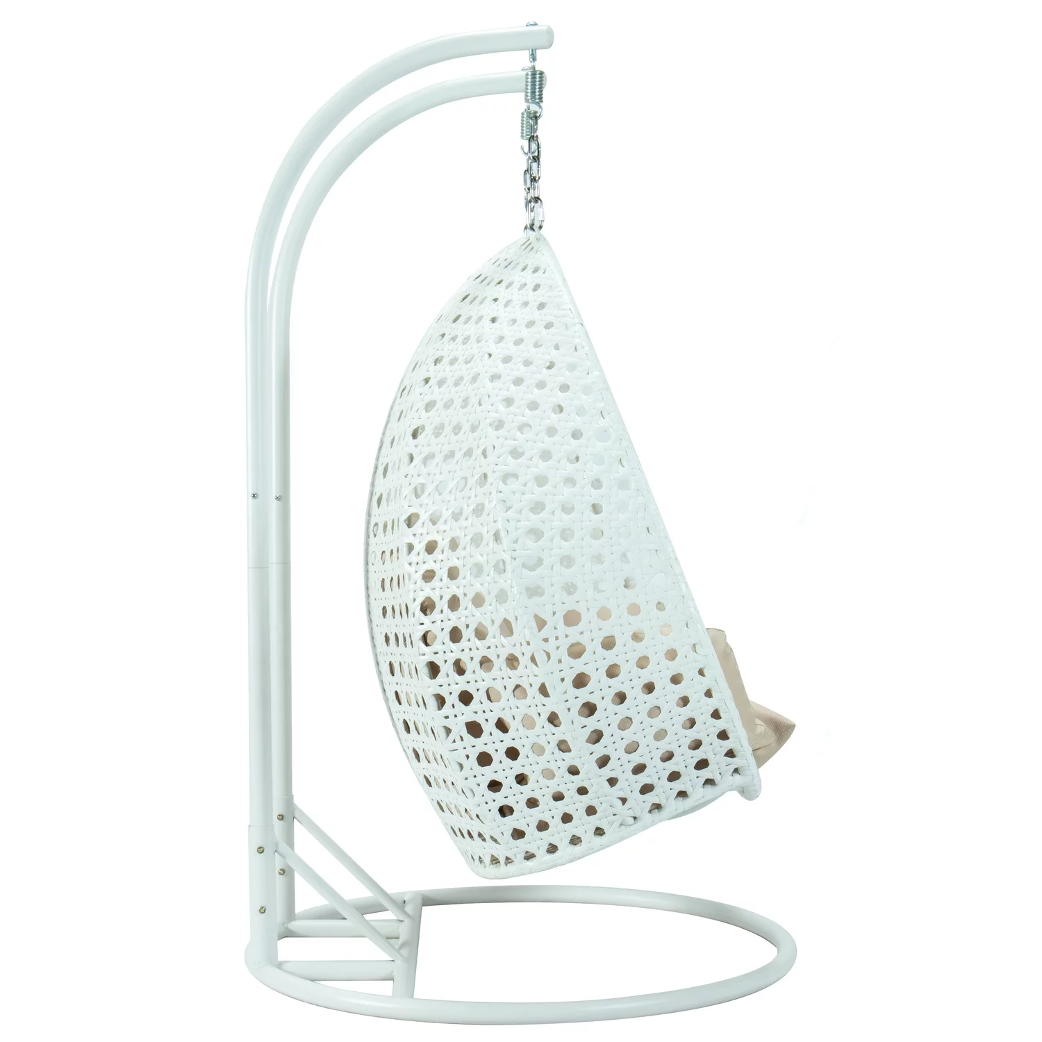 Maykoosh Eclectic Elegance Wicker Hanging 2 person Egg Swing Chair