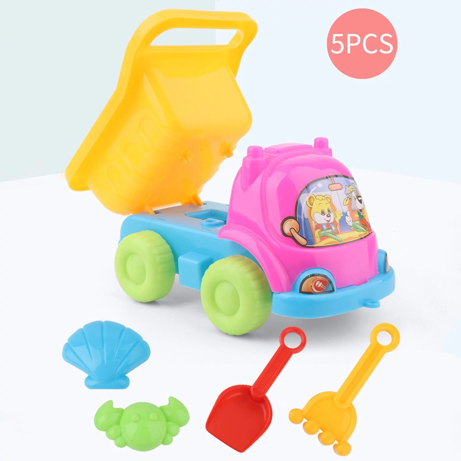 Educational Toys for Kids 5-7 5 Piece Beach Toy Sand Set Sand Play Sandpit Toy Summer Outdoor Toy ABS Beach toy