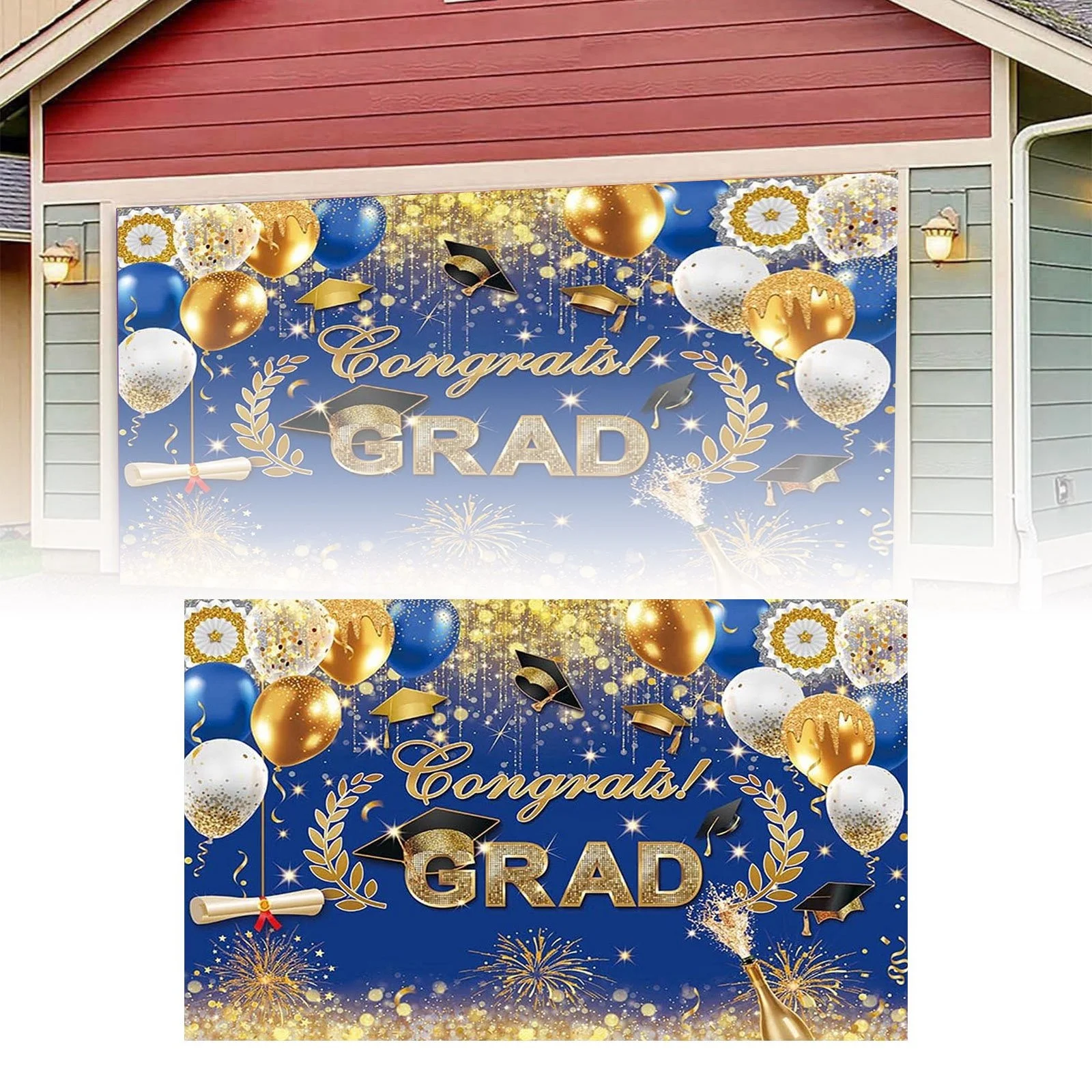 Banner for Fireplace Experience The Graduation Season With Our Eternal Flag And Start Your New Life（400x180cm） Flag Pole Stand Base Outdoor