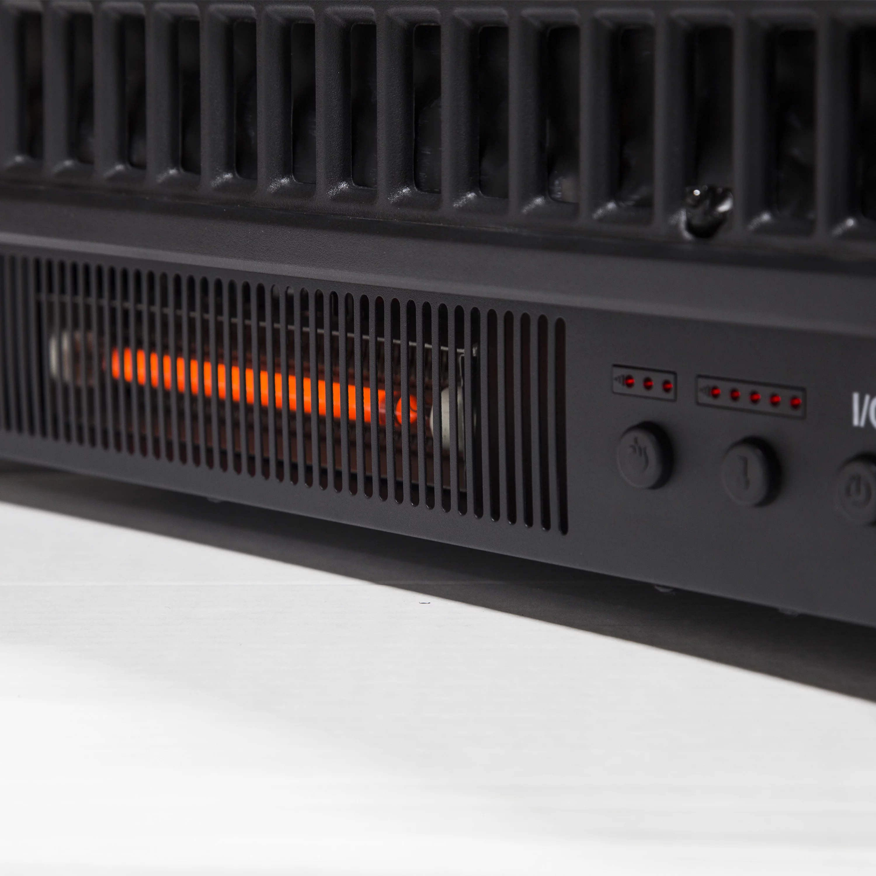 Pleasant Hearth Electric Log Insert with Removable Fireback with Heater