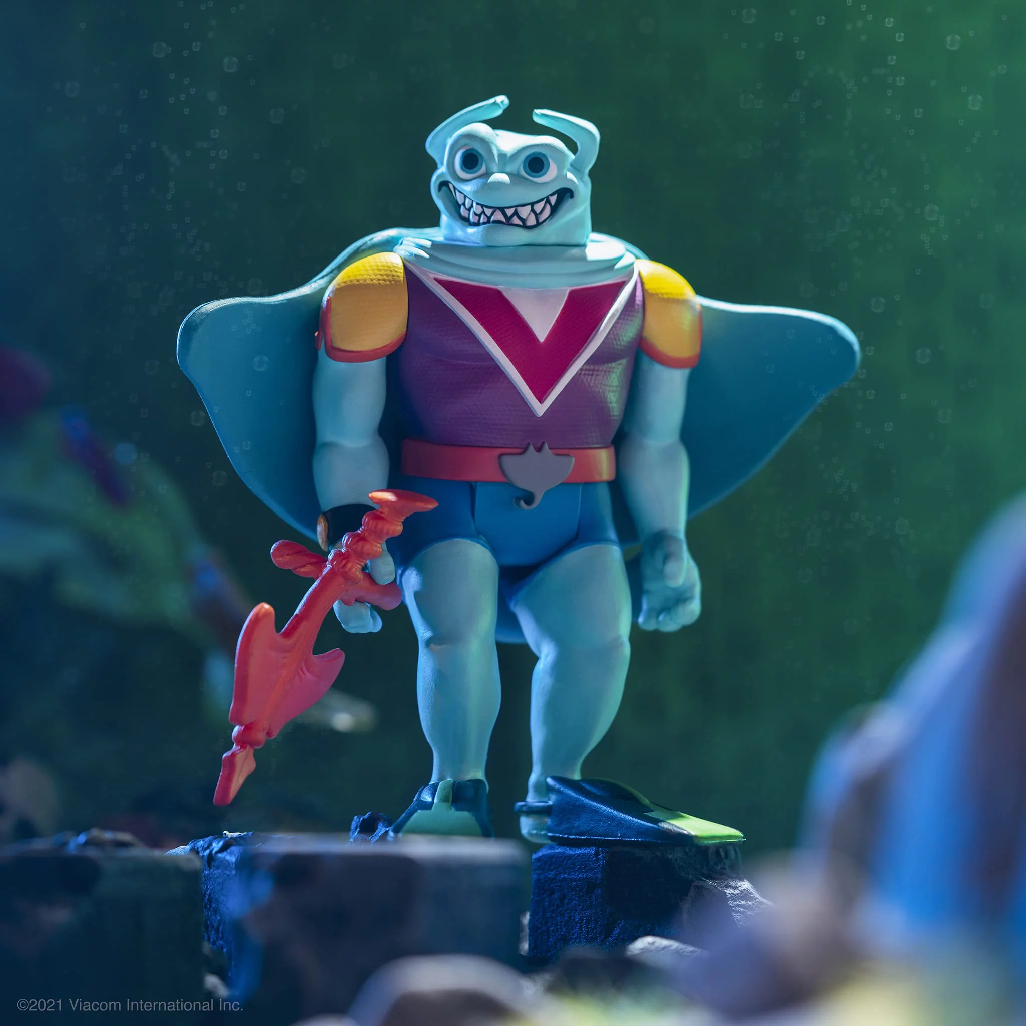 TMNT Teenage Mutant Ninja Turtles Ray Fillet Reaction Figure Super 7