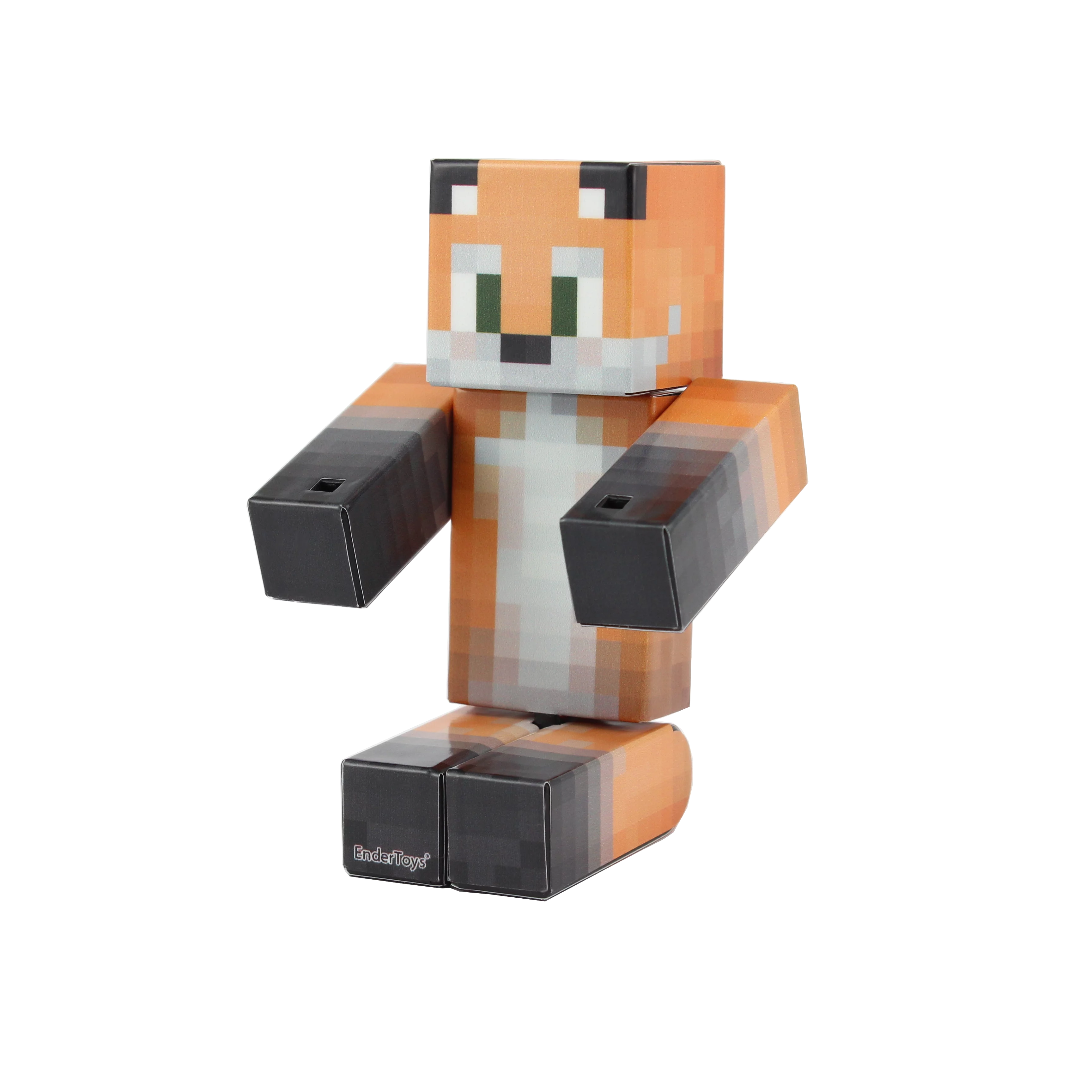 Fox Action Figure Toy, 4 Inch Custom Series Figurines by EnderToys