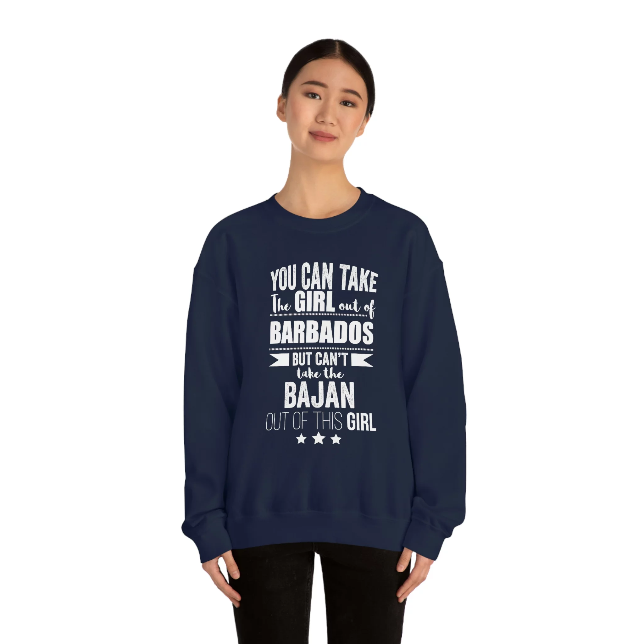 Can take girl out Barbados Can't take Bajan Pride Unisex Sweatshirt S-2XL