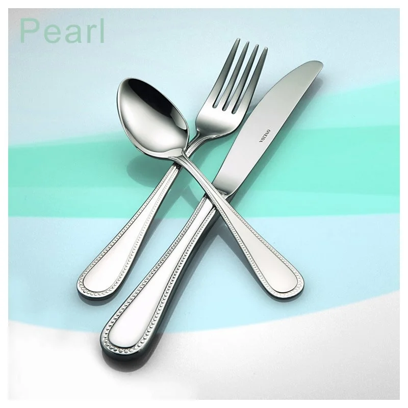 Oneida T163FDEF Pearl Stainless Steel Dinner Fork  Silver