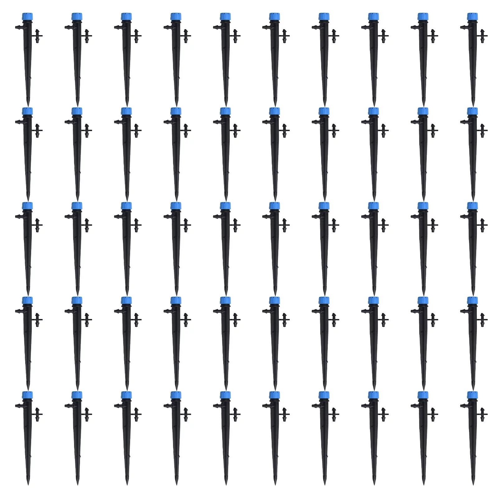 50 Pcs Irrigation Drippers Drip Emitters Micro Spray Adjustable Sprinkler Garden