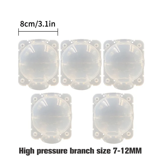 5pcs Reusable Plant Rooting Ball Cutting Grafting Rooting Ball Sapling Propagation Breeding Box Garden Plant Root Growing Box