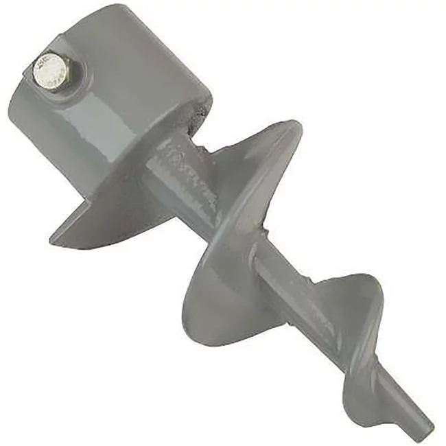 Gray Steel Auger Foot