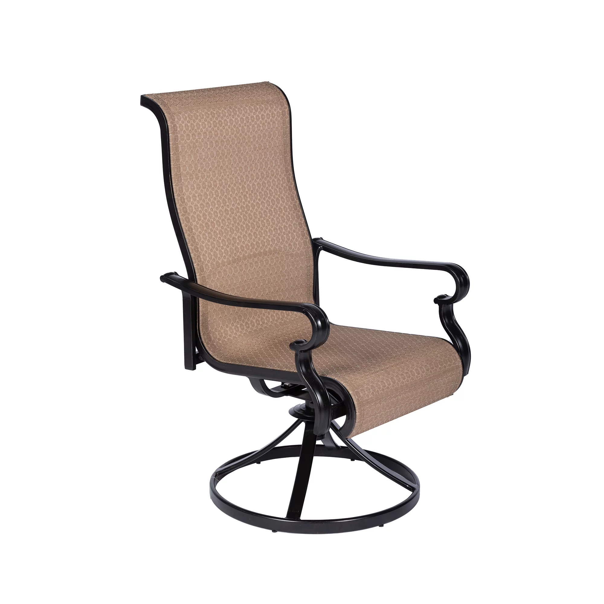 Hanover Brigantine 9-Piece Aluminum Dining Set with an Expandable Cast-Top Dining Table, Seats 8