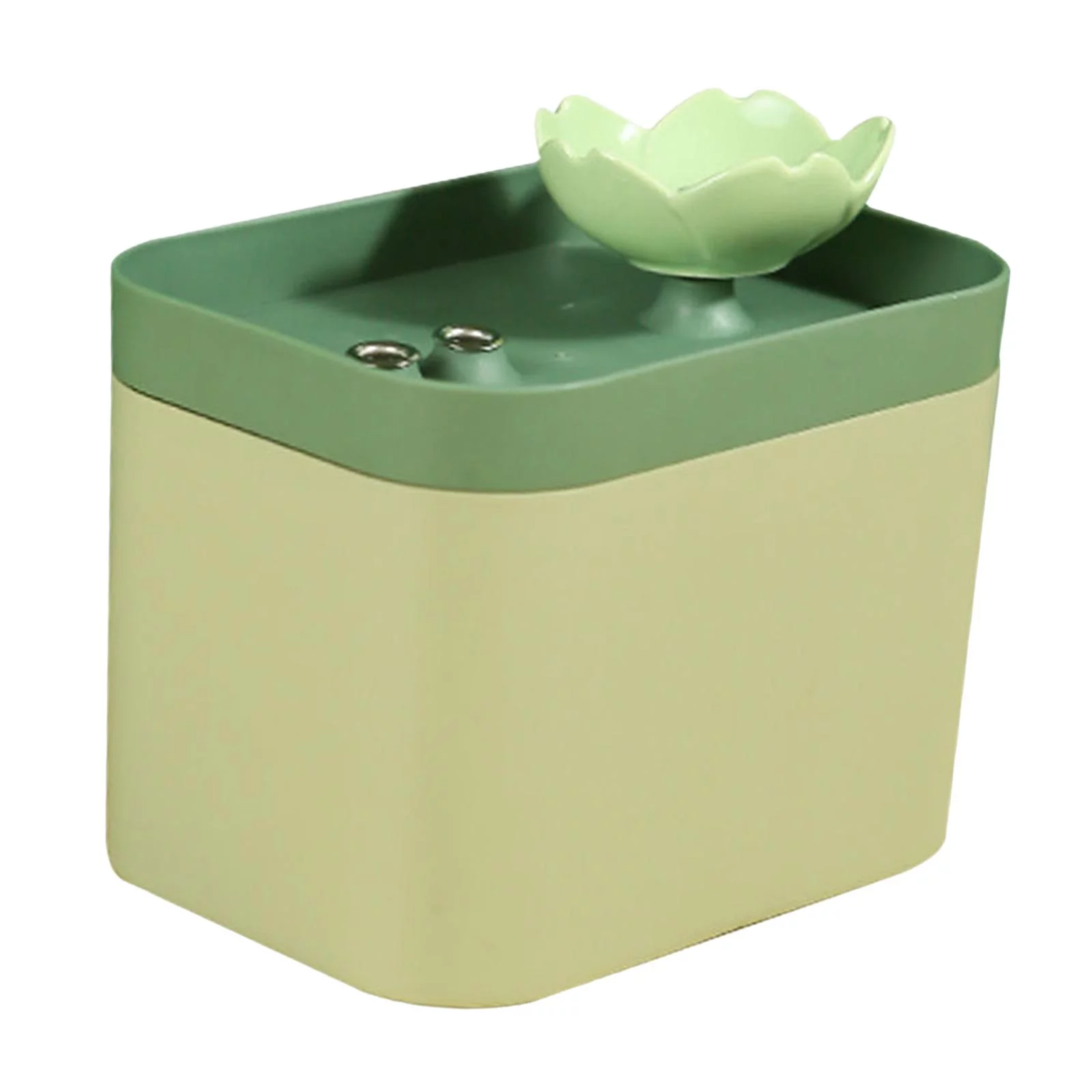 1.5L Cat Water Fountain Supplies Feeding Quiet USB Bowl Dish Dispenser Drinking Green