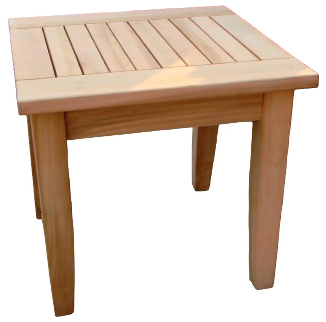 Atnas 2 Pc Lounge Chair Set: Lounge Chair & Side Table With Cushions in Sunbrela Fabric #56000 Dolce Mango