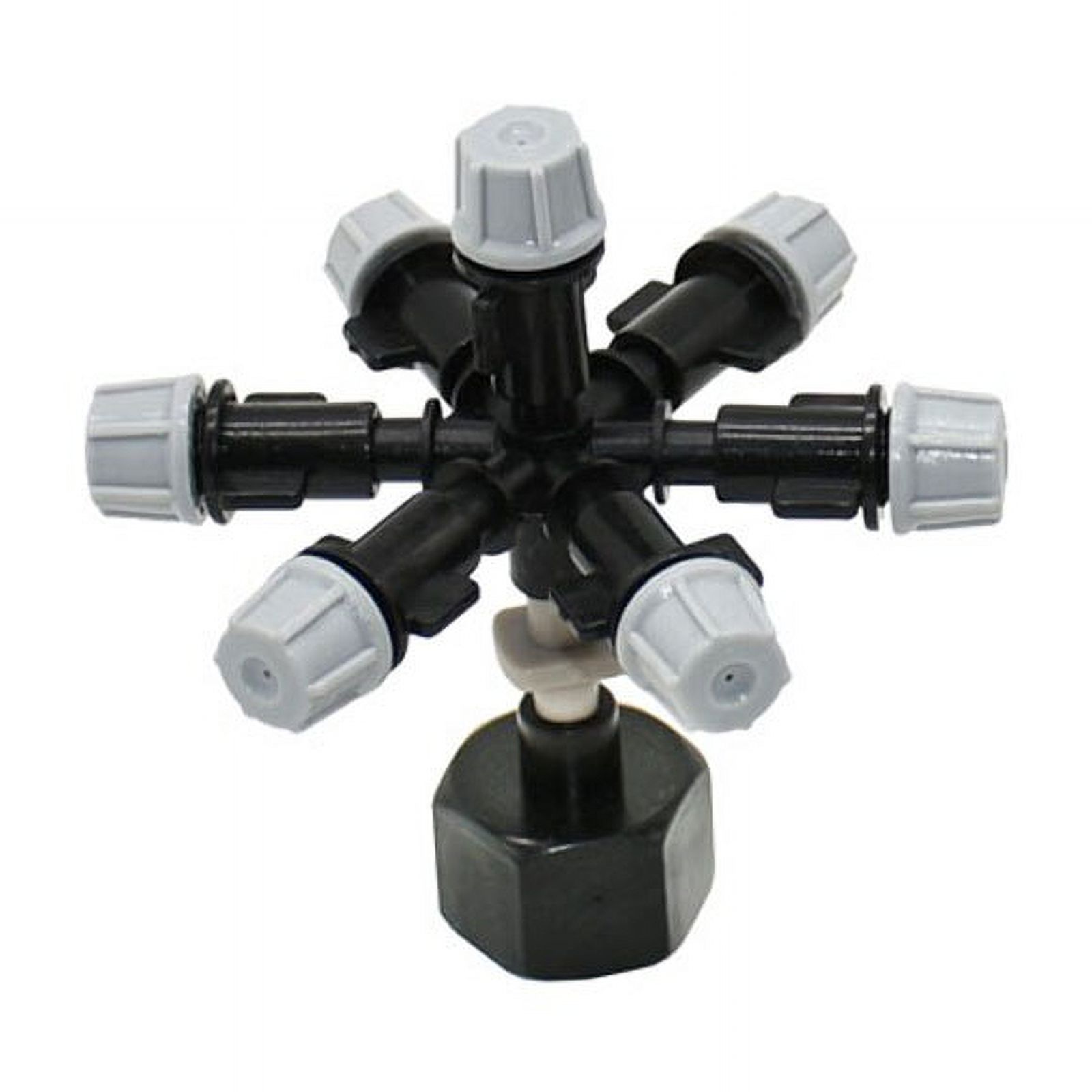 Female 1/2 Atomization 5-way 7-way Grey Nozzle  Misting Fog Sprinklers Garden Irrigation  Agriculture Watering Cooling 20set