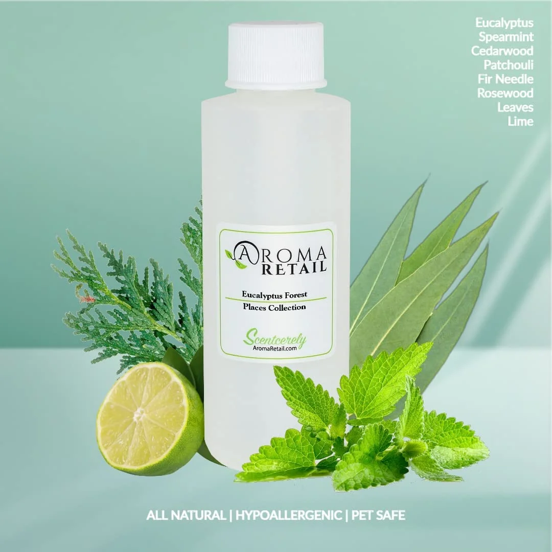 Eucalyptus Forest Fragrance Oil 4 oz Refill for Oil Diffuser Home Fragrance