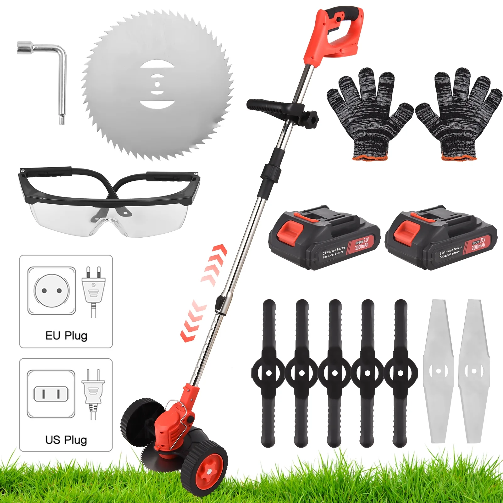 Electric Lawn Mower,Weed With Weed Eater Lawns Stick Weed Eater Types Stick Weed With 3 Types 3 Types Stick With Wheels Weed Battery Operated Weed