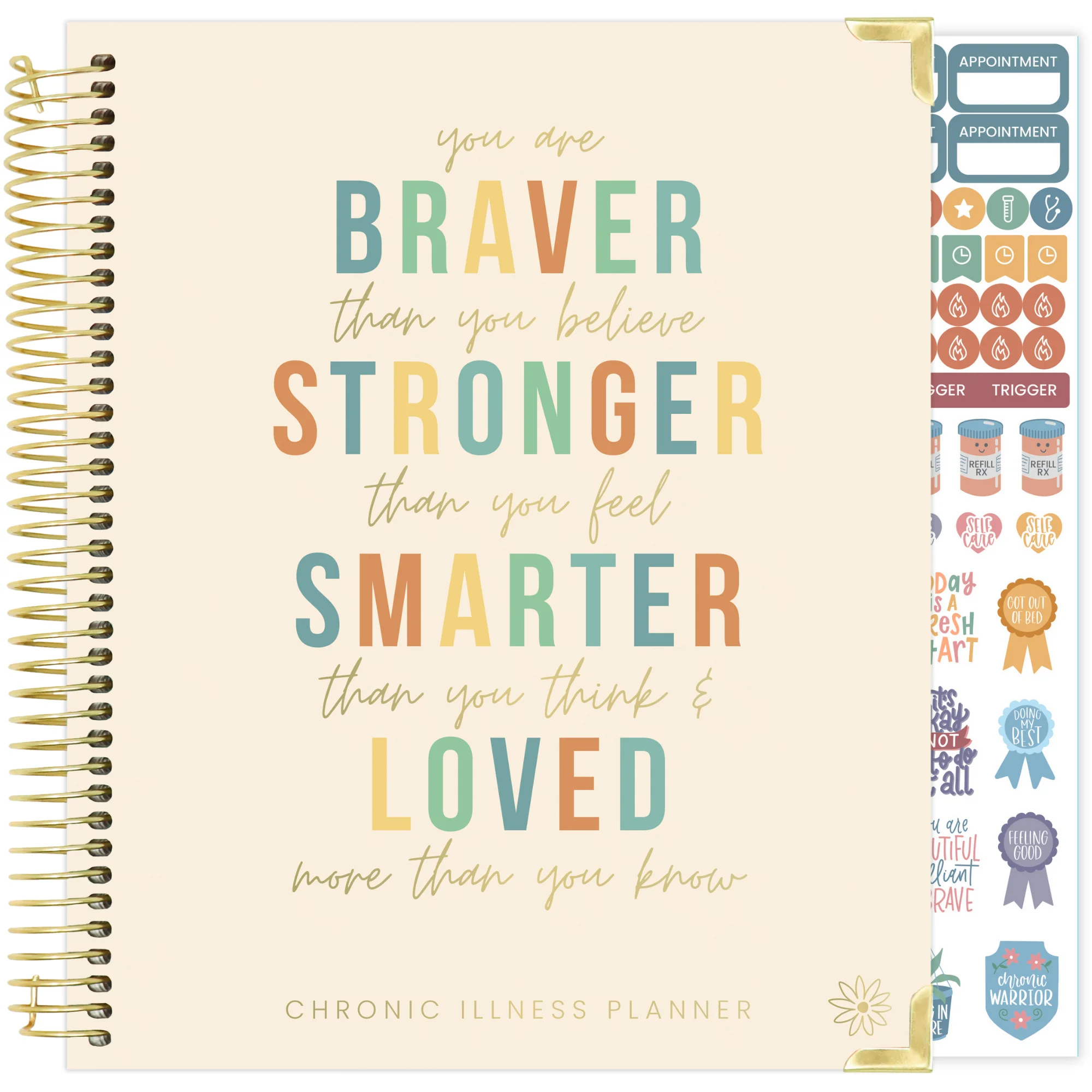 bloom daily planners Chronic Illness Planner, You Are Stronger Than You Think