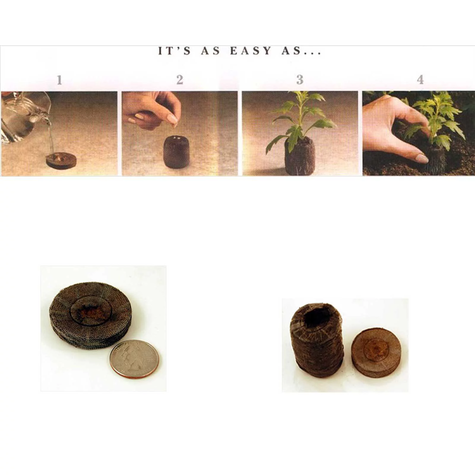 100 Count- Jiffy 36 MM Peat Soil Pellets