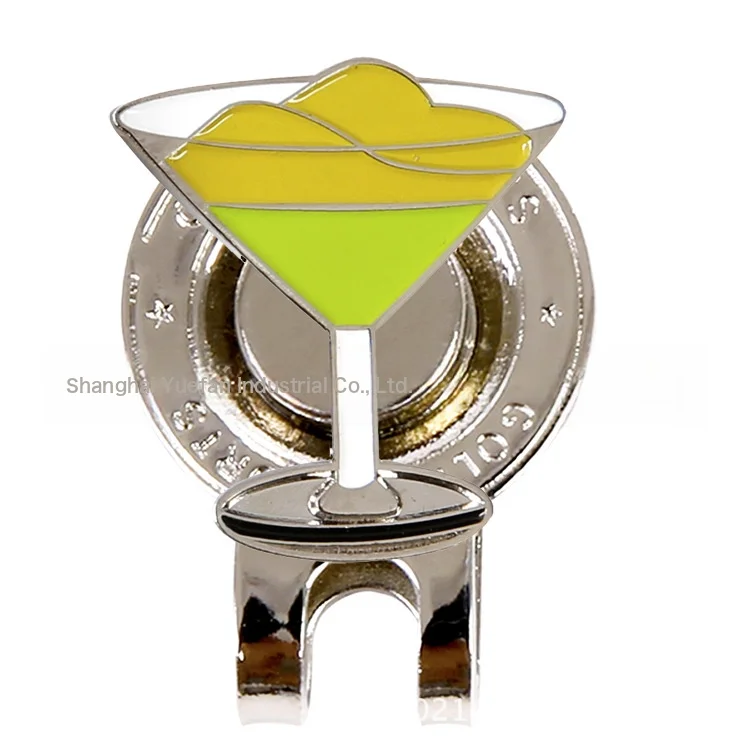 Wine Glass Magnetic Ball Position Marker Cap Clip Hatcliark Golf Cap Clip