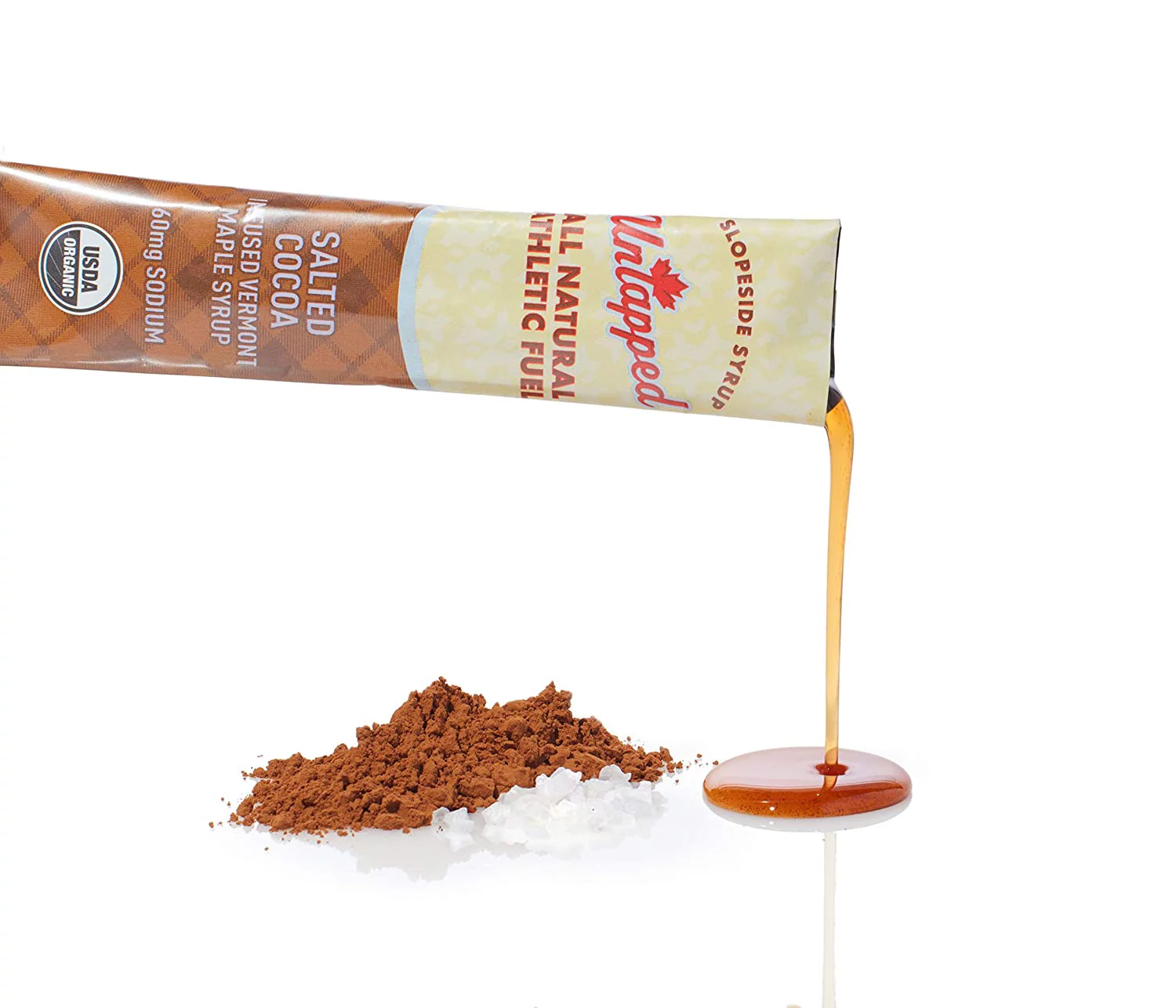 Salted Cocoa Infused Vermont Maple Syrup - Individually Packaged (1floz) - Box of 20