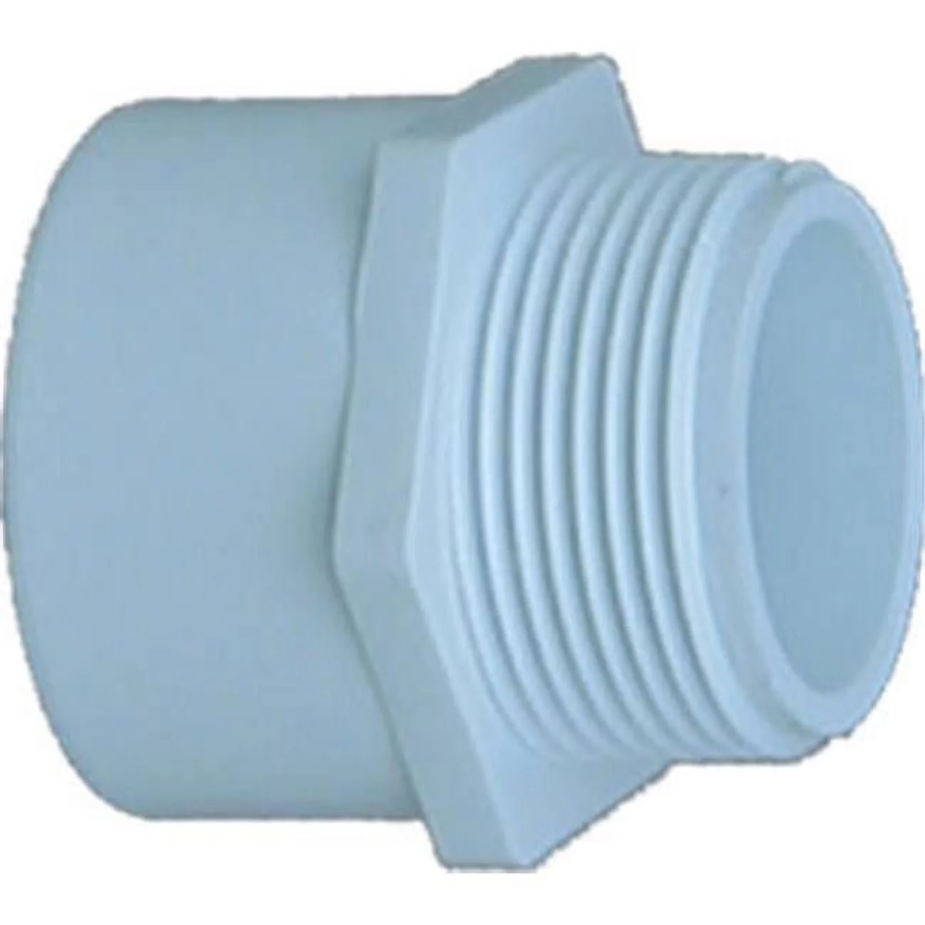 Charlotte Pipe Schedule 40 3 in. MPT x 3 in. Dia. Slip PVC Adapter