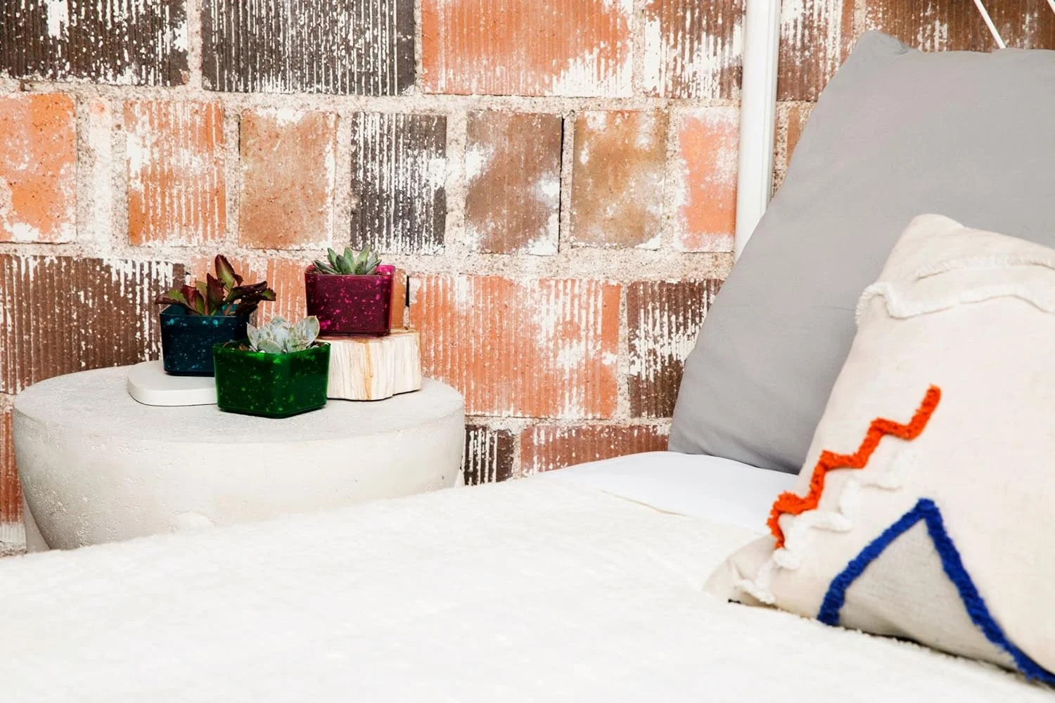 Clear Succulent Pots - 6 Pack (Rose Quarts)