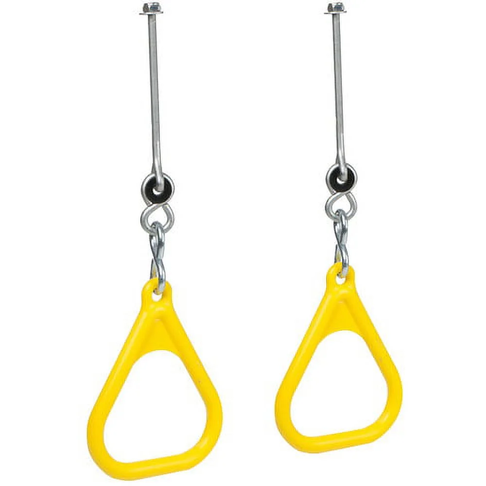Swing Set Stuff Inc. Trapeze Rings with Swing Hangers (Blue)