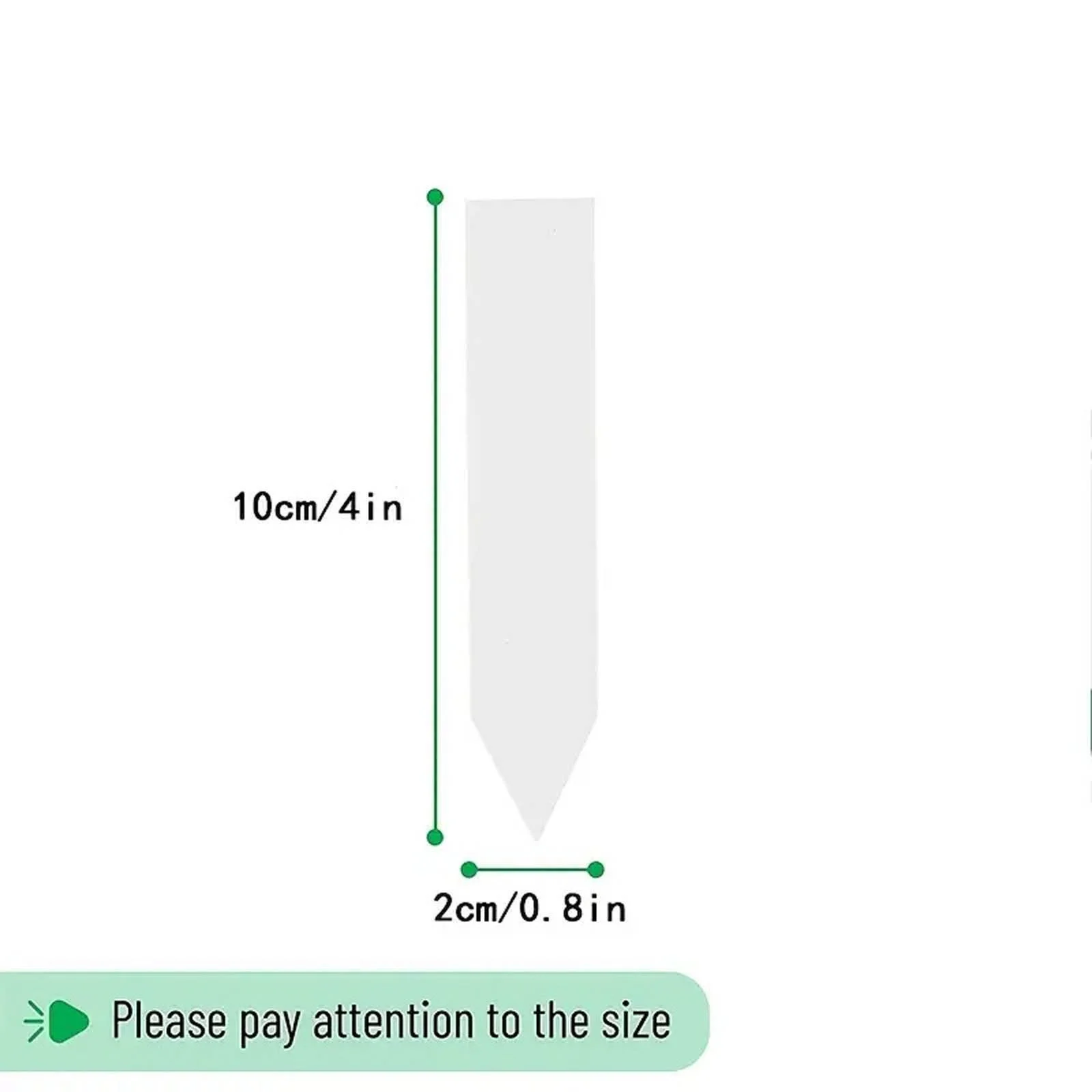 100pc One Shape Flower Small Label Succulent Label Horticultural Seedling Insert Card