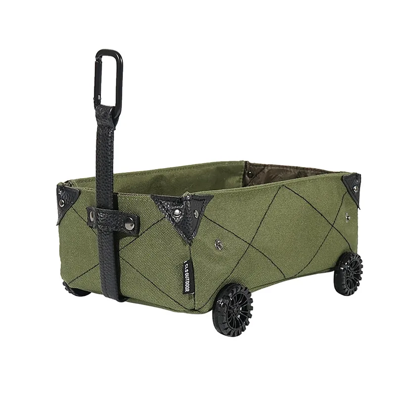 Free Shiping foldable indoor outdoor storage bags folding multipurpose yard garden cart can for camping daily necessities