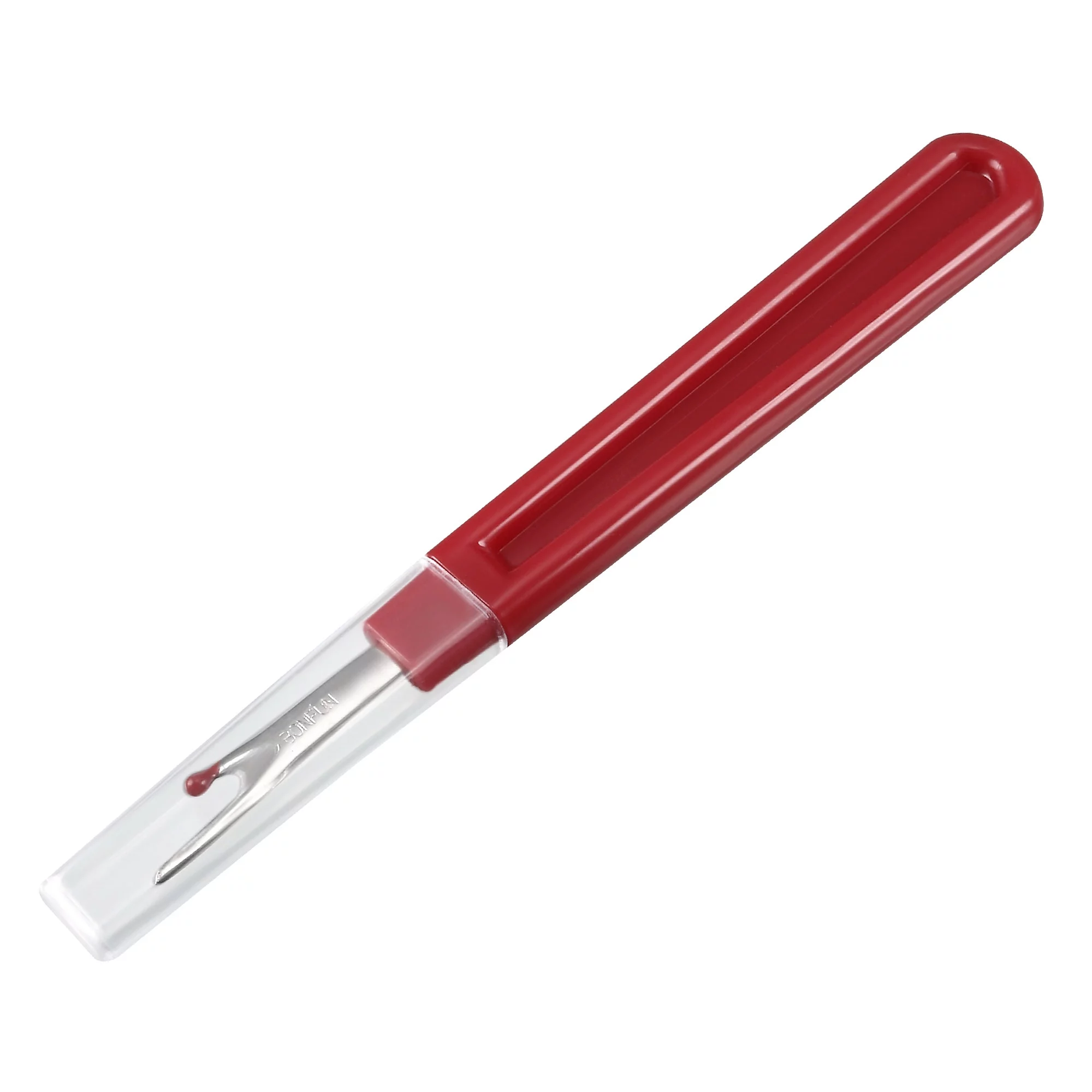 Uxcell 0.2cm Handle Sewing Stitch Thread Seam Ripper Cutter Tool Plastic Red