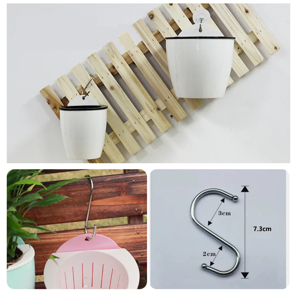 3Pcs Self Watering Planter - Hanging Planter Pot Plants, Aloe, s, African Violets, Succulent, M