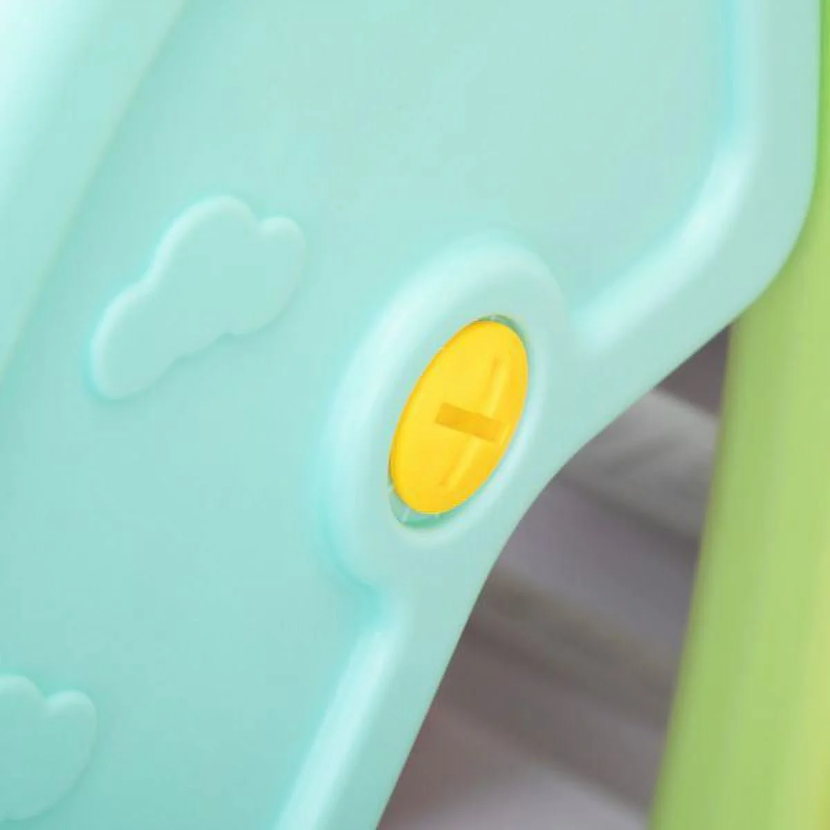 5 in 1 Slide and Swing Playing Set, Toddler Extra-Long Slide with 2 Basketball Hoops, Football, Ringtoss, Indoor Outdoor XH - Red yellow