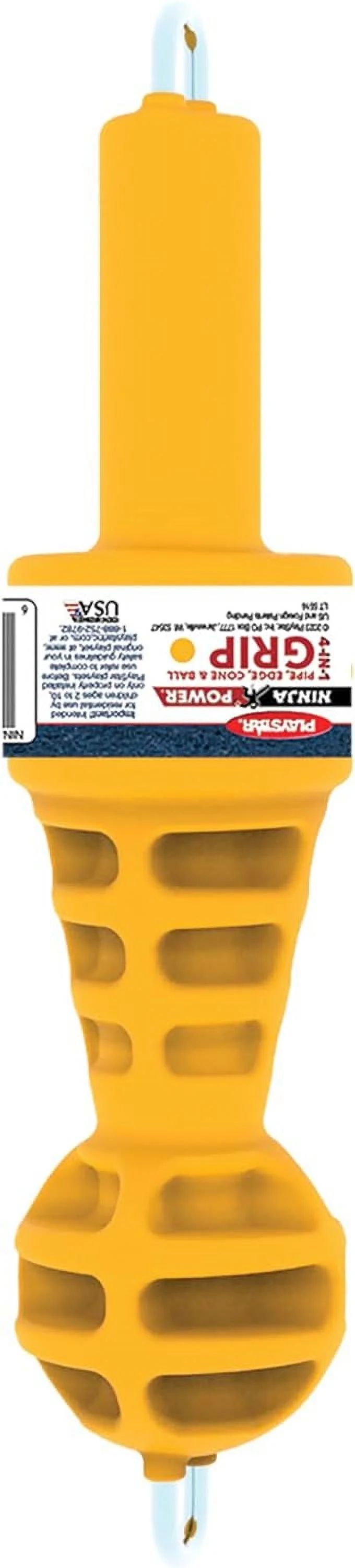 PlayStar Ninja Power 4-in-1 Yellow Grip PS 5016 Swing Set Accessory for Wooden Play Sets