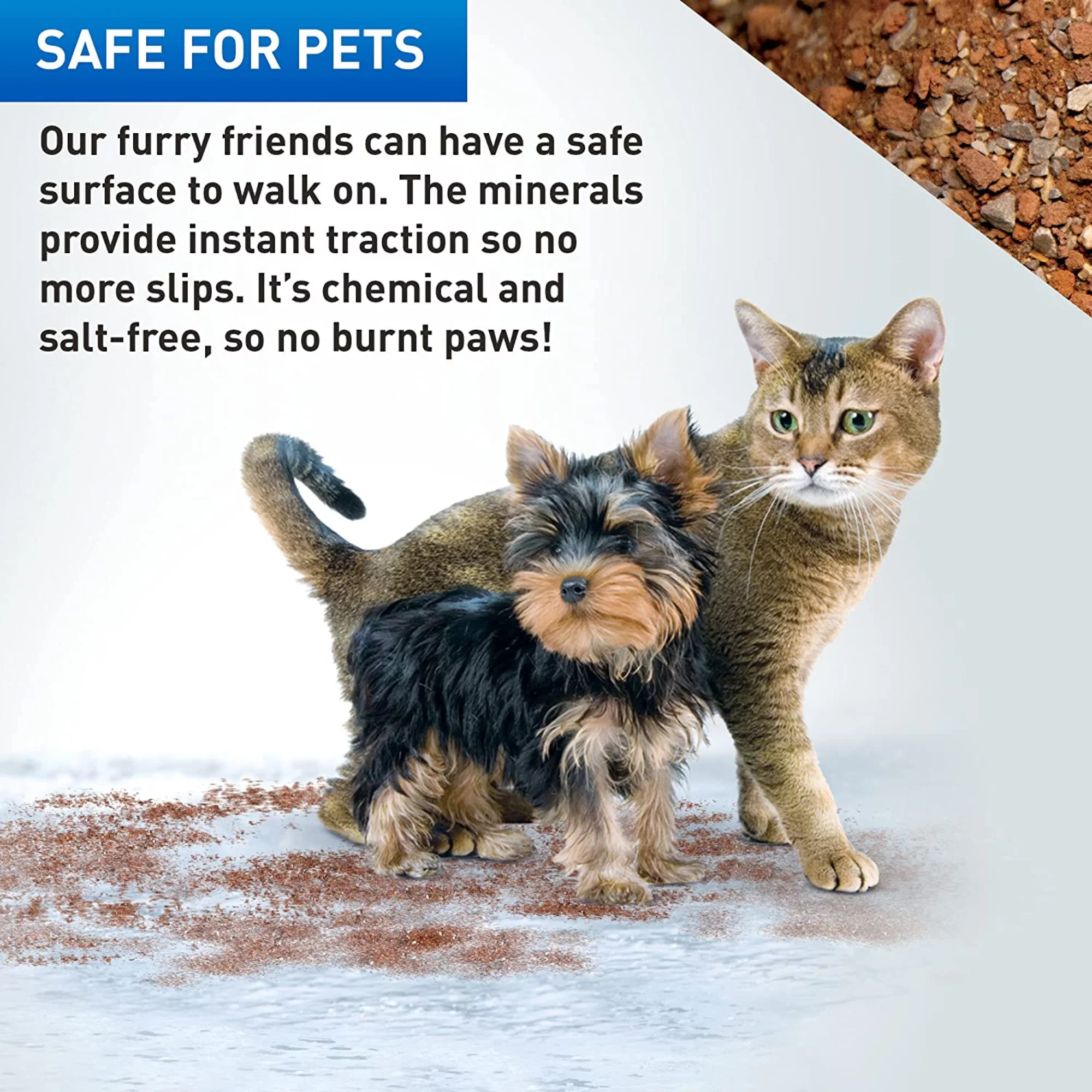 Traction Magic Quick Application All Natural Ice and Snow Melter, 45 Pound Bag