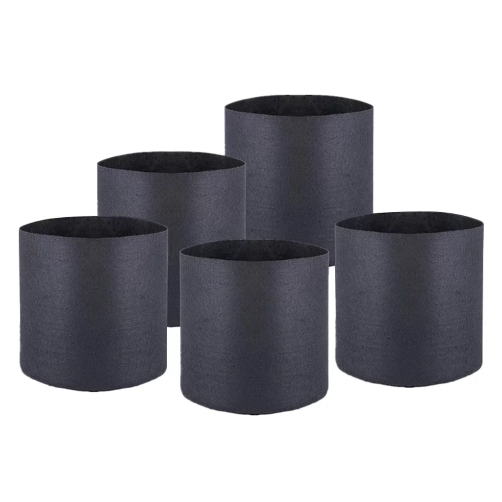 5 /2/3/5/ Gallon Aerated Fabric Grow Pots Growing Bags with Handles 1 Gallon