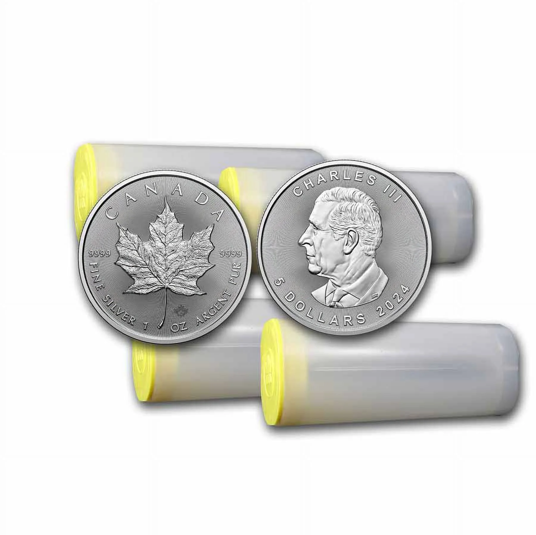 2024 Canada 1 oz Silver Maple Leaf BU - (Lot of 100) - Walmart