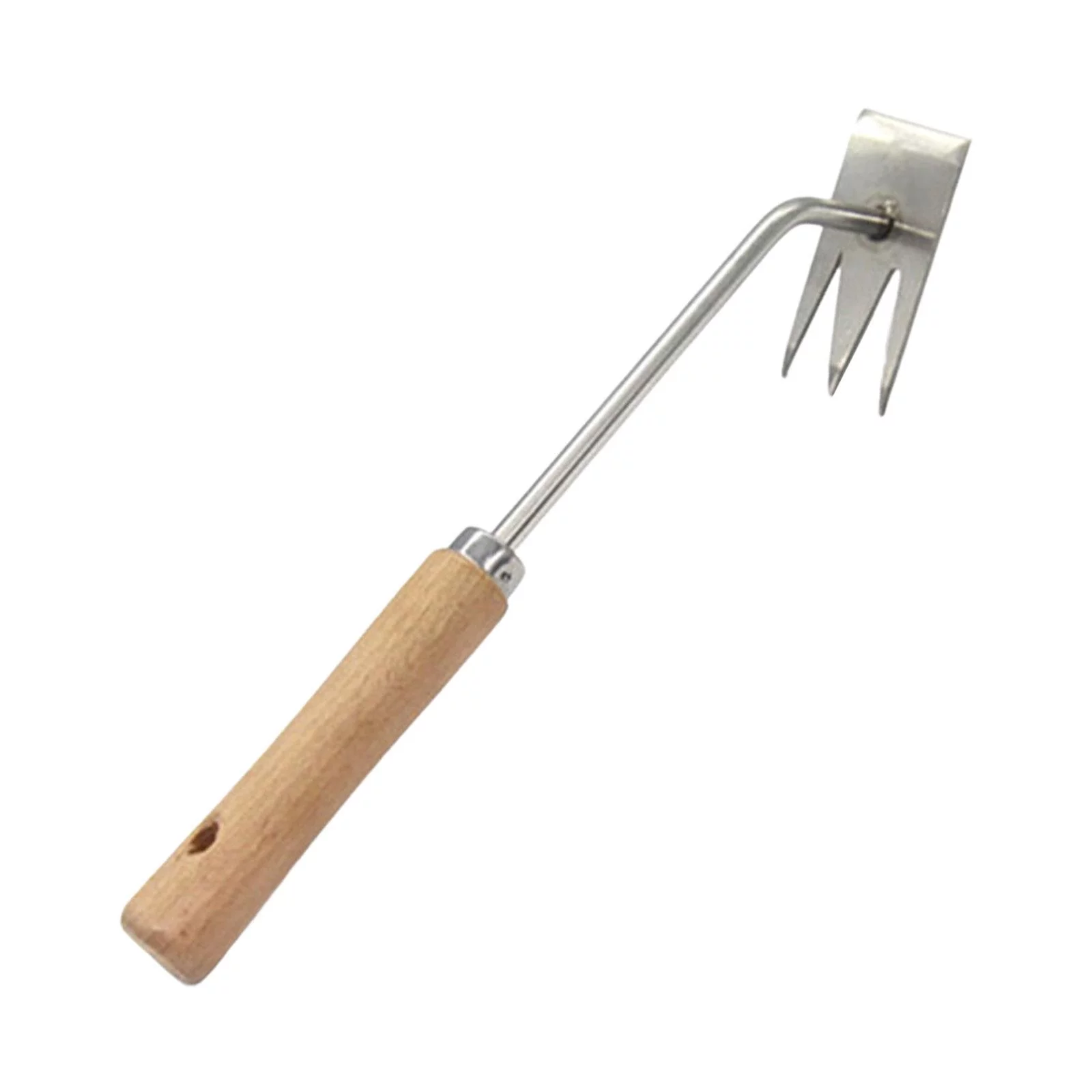 Garden Weeder Tool Portable Strong Manual Weeder for Farm Planting Gardening Wood Handle
