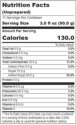 Tropics Mango Drink Mix, 32 Ounce -- 12 per case.