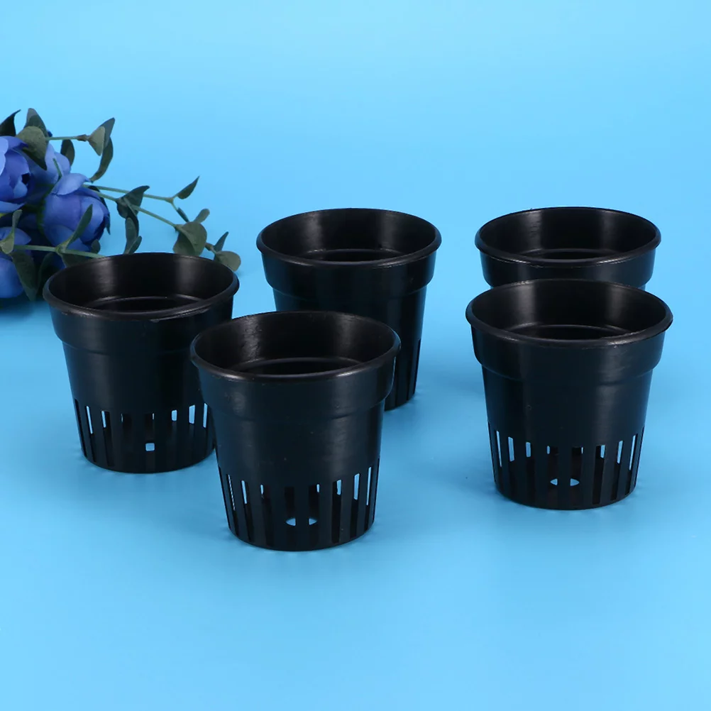 Guichaokj 15pcs Plastic Pot Baskets Aquarium Aquatic Water Plant Cultivate Planting Cups