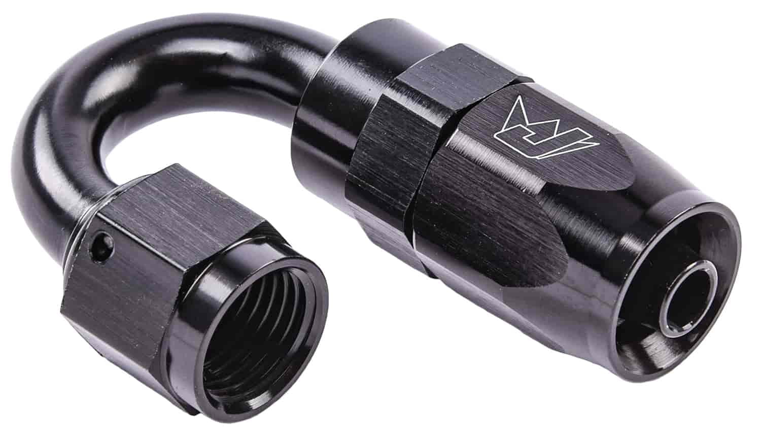 JEGS 110041 AN 180-Degree Max Flow Swivel Hose End -6 AN Female to -6 AN Hose 19