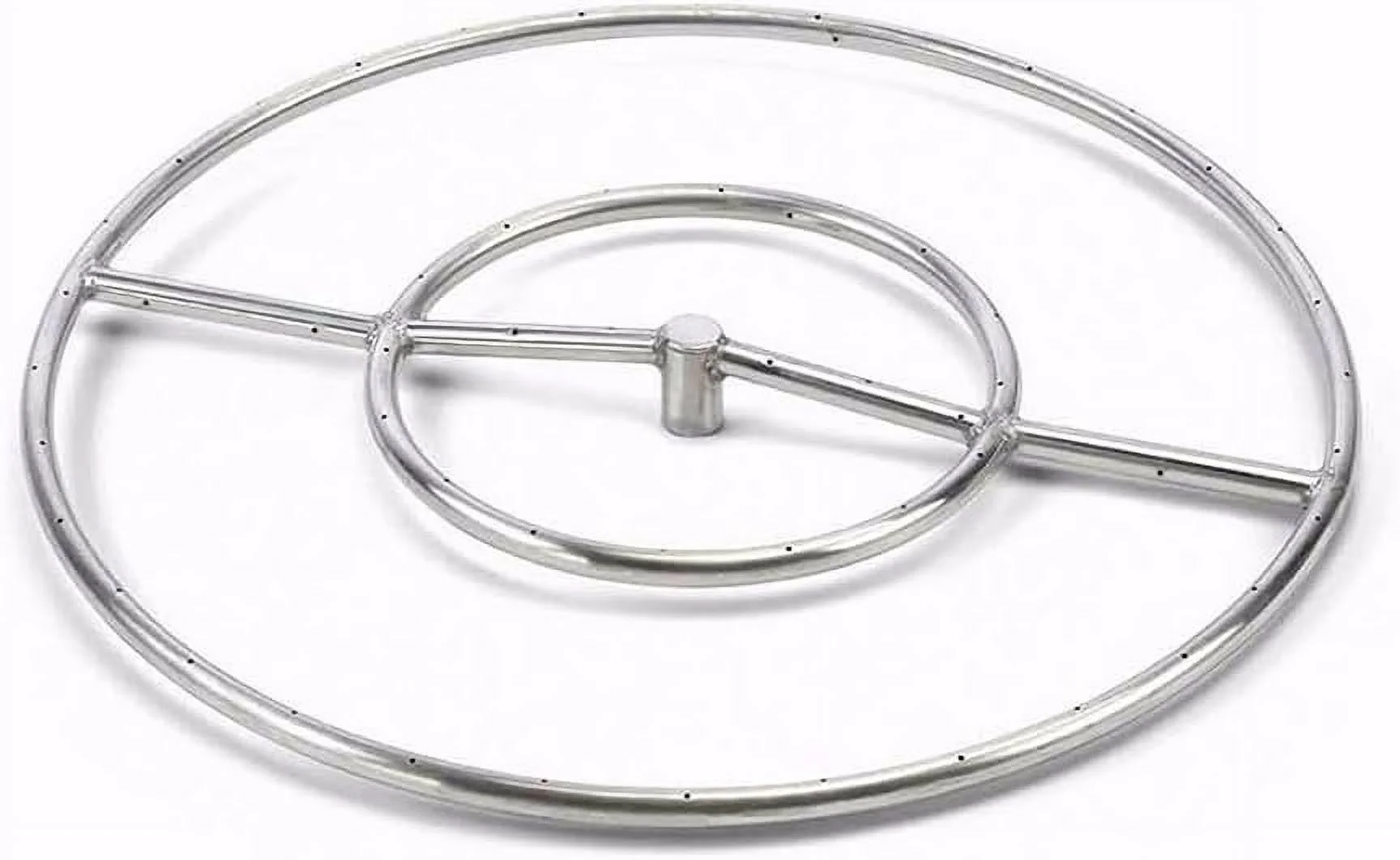 Fire Round Stainless Steel  Burner (FRS-18-NG), 18-Inch, Natural Gas