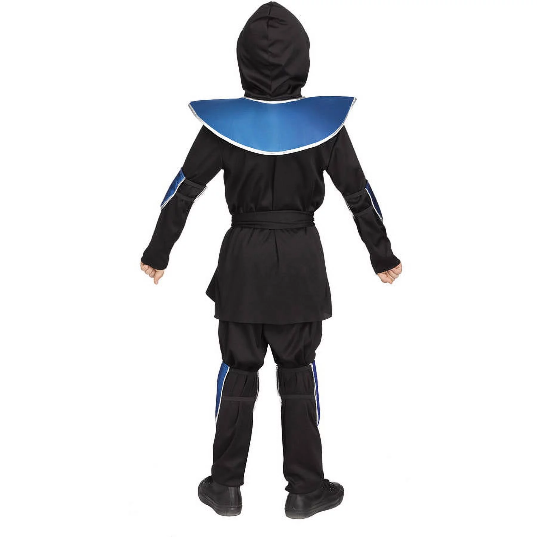 Morris Costumes Raven Ninja Blue Chrome