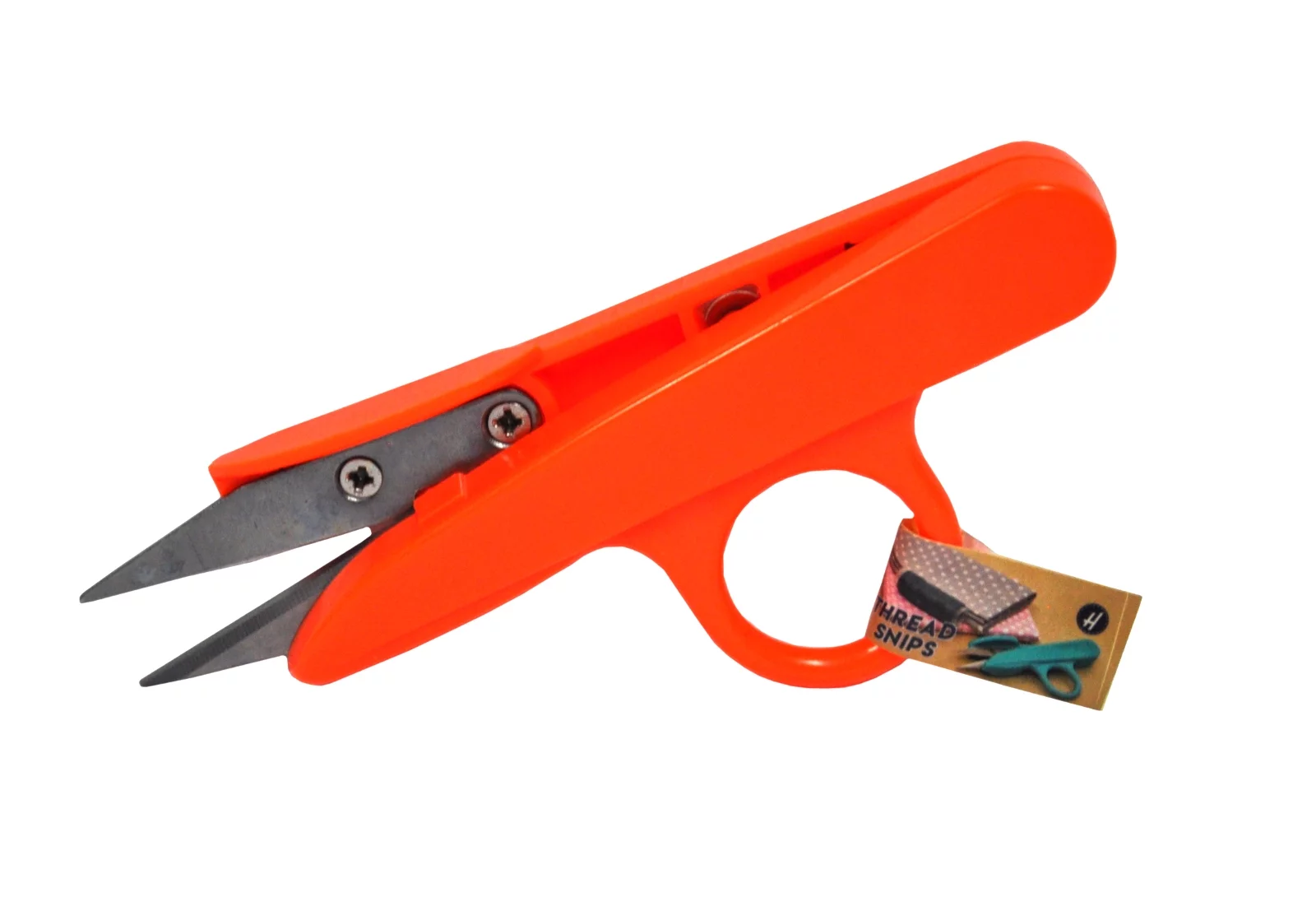 Hemline 4.75 Inch Orange Thread Snips